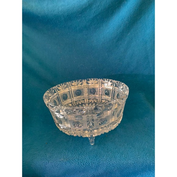 Cut glass Beyer crystal bowl